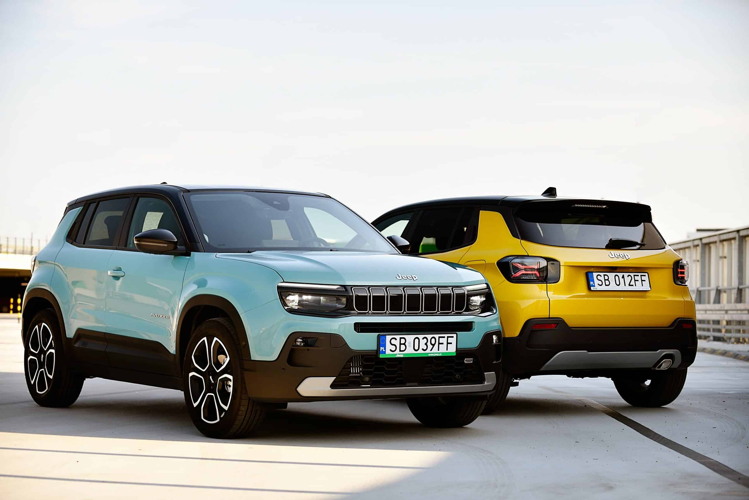 ג'יפי אוונג'ר בתכלת וצהוב